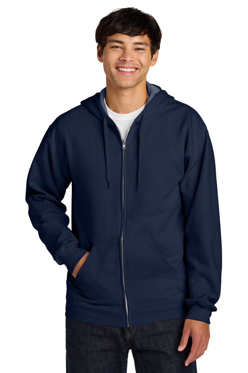 Load image into Gallery viewer, Gildan Softstyle Midweight Fleece Full-Zip Hooded Sweatshirt SF600
