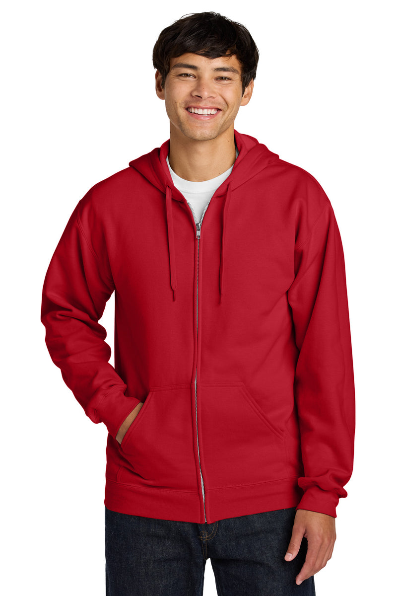 Load image into Gallery viewer, Gildan Softstyle Midweight Fleece Full-Zip Hooded Sweatshirt SF600
