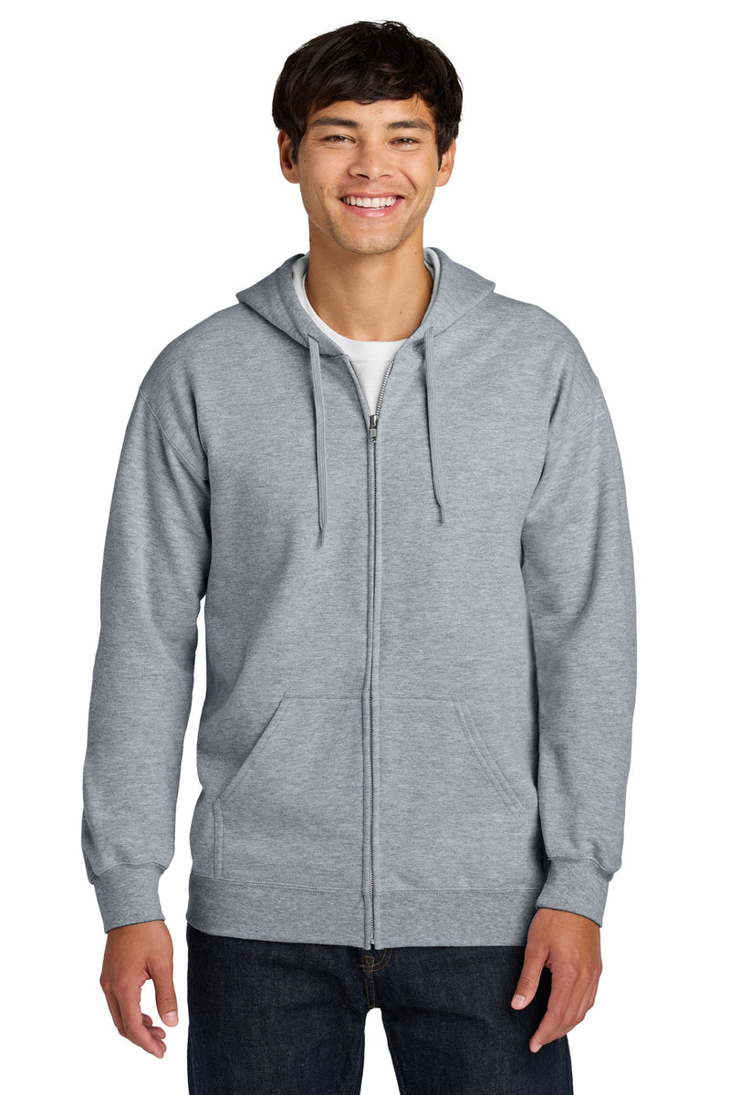 Load image into Gallery viewer, Gildan Softstyle Midweight Fleece Full-Zip Hooded Sweatshirt SF600
