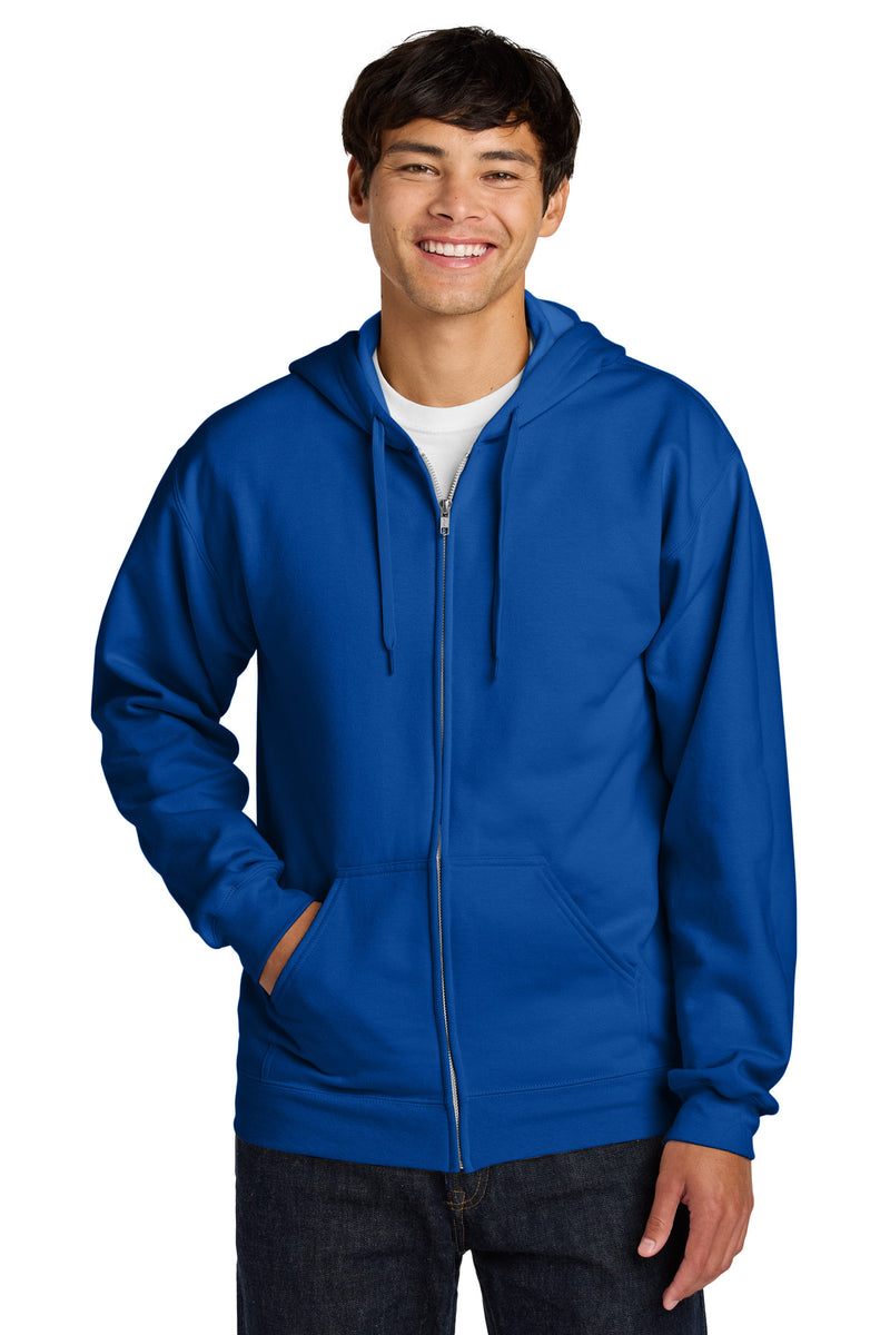 Load image into Gallery viewer, Gildan Softstyle Midweight Fleece Full-Zip Hooded Sweatshirt SF600
