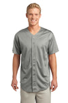 Sport-Tek PosiCharge Tough Mesh Full-Button Jersey. ST220
