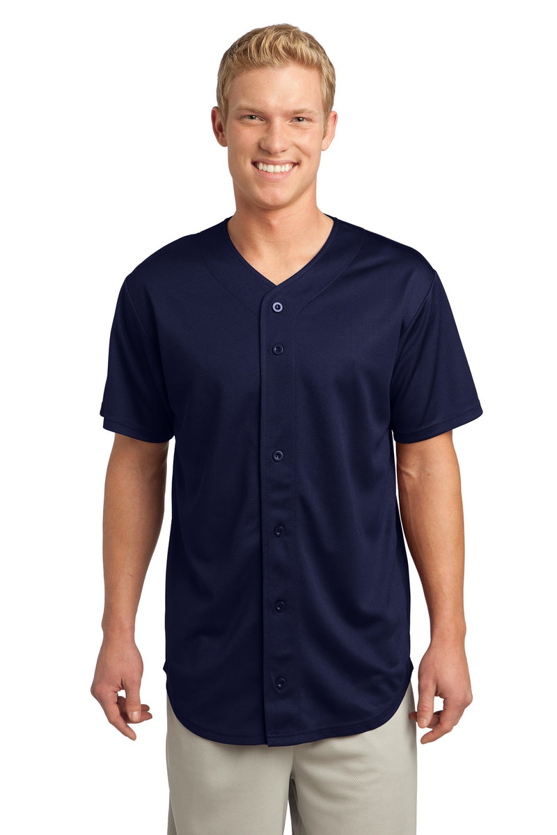 Load image into Gallery viewer, Sport-Tek PosiCharge Tough Mesh Full-Button Jersey. ST220
