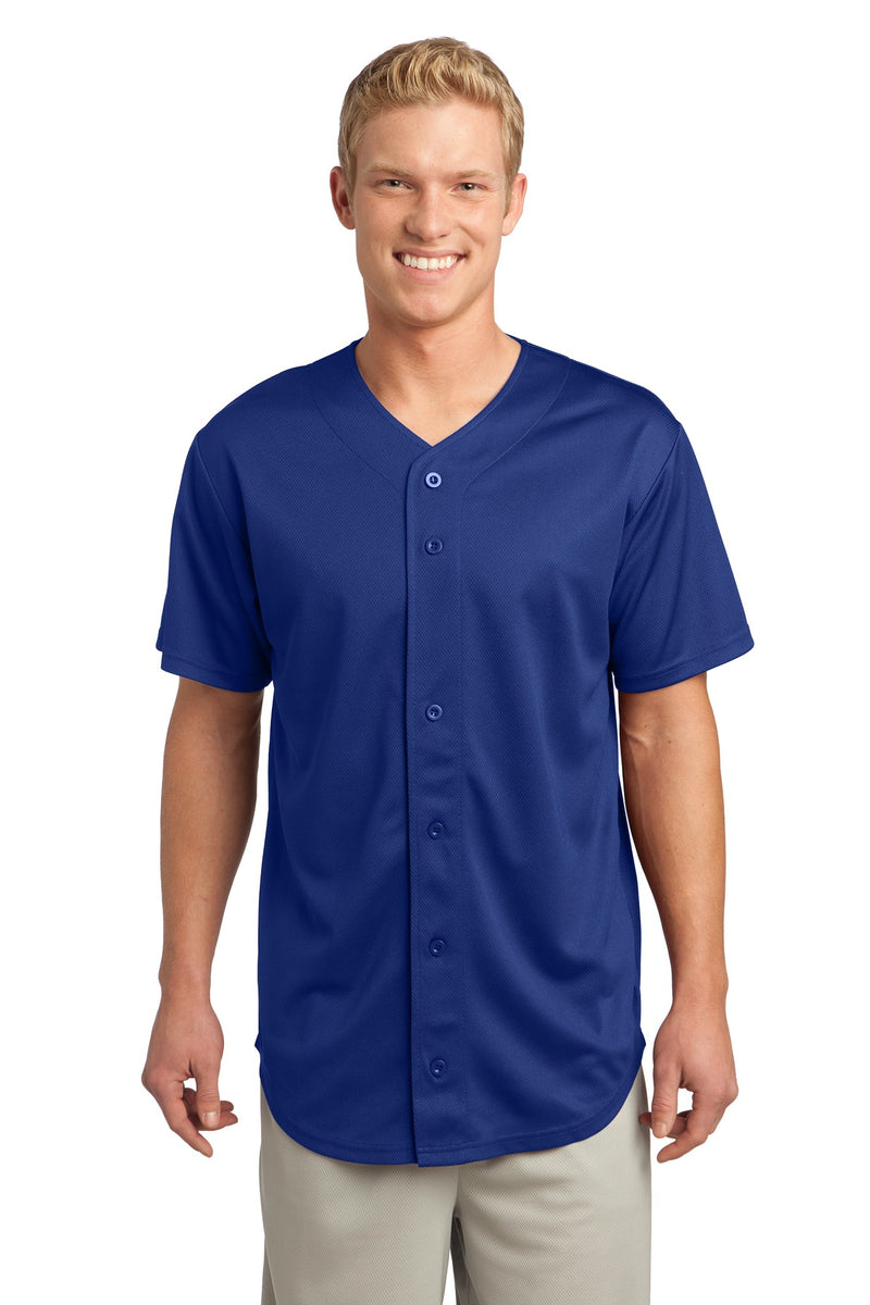 Load image into Gallery viewer, Sport-Tek PosiCharge Tough Mesh Full-Button Jersey. ST220
