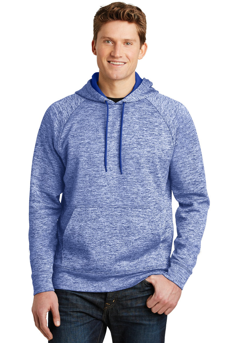 Load image into Gallery viewer, Sport-Tek PosiCharge Electric Heather Fleece Hooded Pullover. ST225
