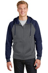 Sport-Tek Sport-Wick Varsity Fleece Full-Zip Hooded Jacket. ST236