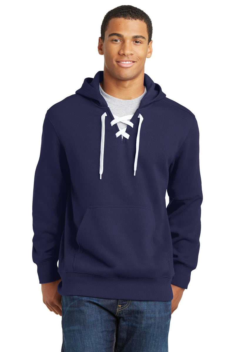 Load image into Gallery viewer, Sport-Tek Lace Up Pullover Hooded Sweatshirt. ST271
