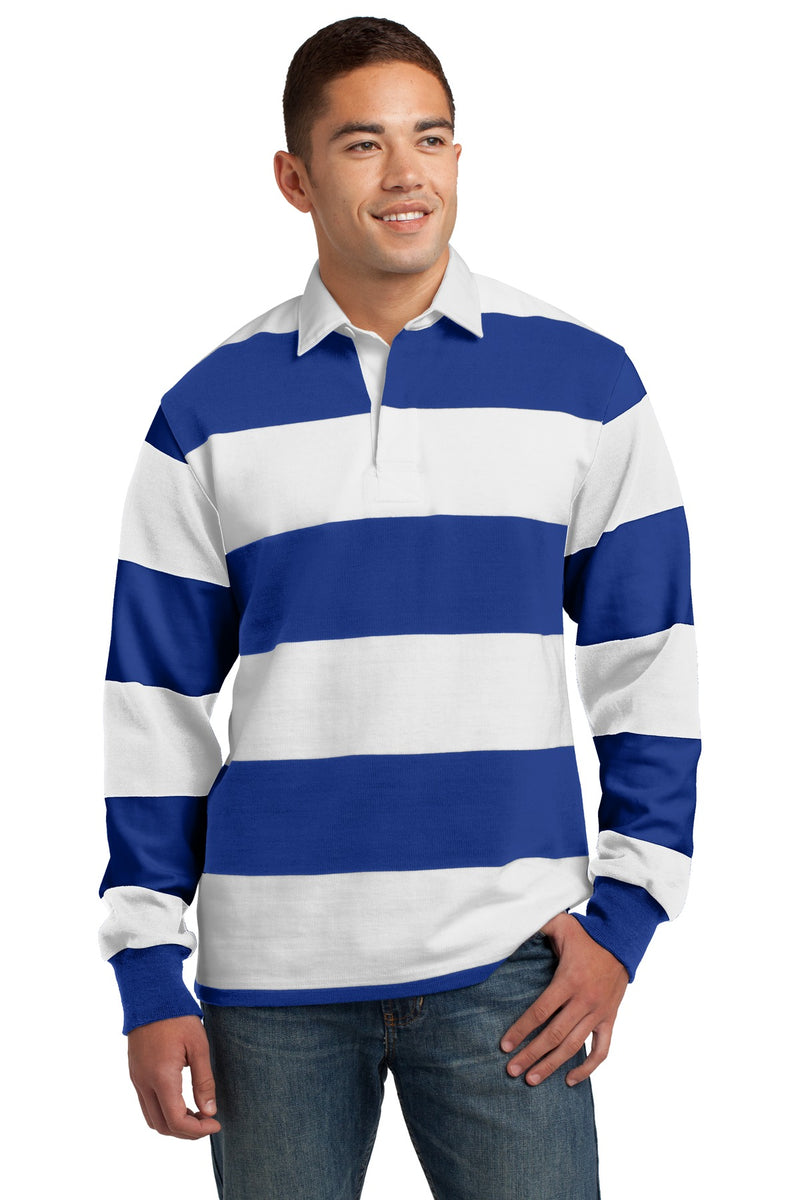 Load image into Gallery viewer, Sport-Tek Classic Long Sleeve Rugby Polo. ST301
