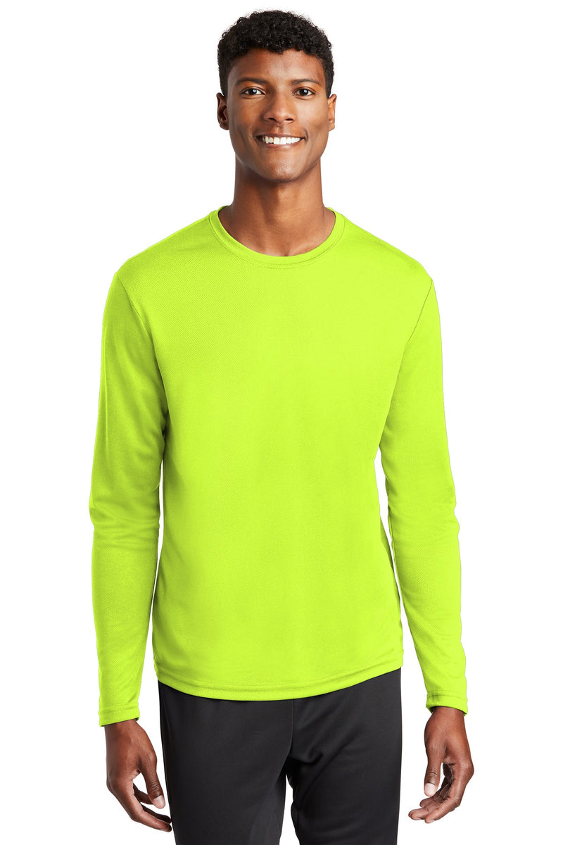 Load image into Gallery viewer, Sport-Tek  ST340LS | PosiCharge RacerMesh Long Sleeve Tee | 100% Polyester
