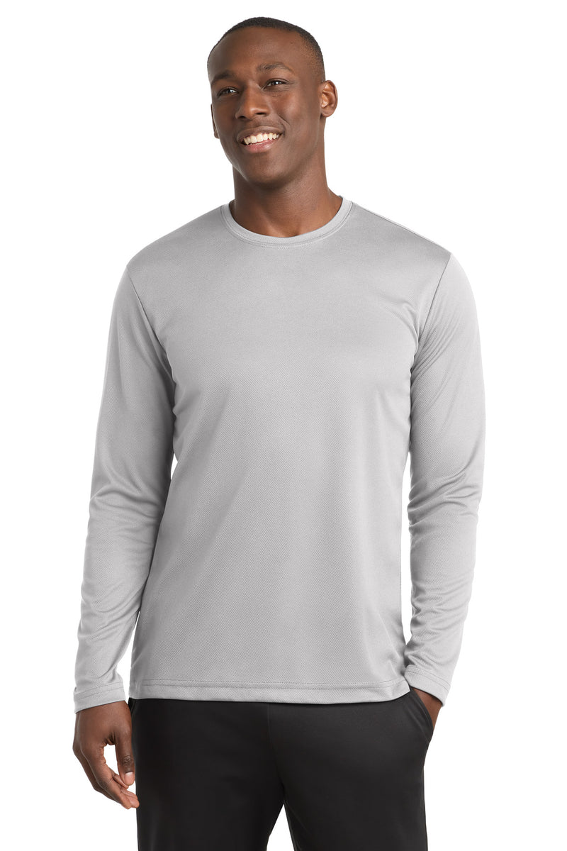 Load image into Gallery viewer, Sport-Tek  ST340LS | PosiCharge RacerMesh Long Sleeve Tee | 100% Polyester
