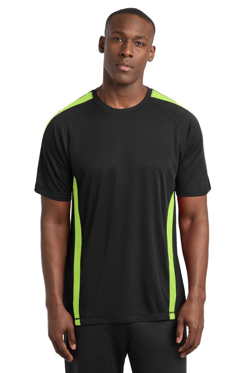 Load image into Gallery viewer, Sport-Tek Colorblock PosiCharge Competitor Tee. ST351
