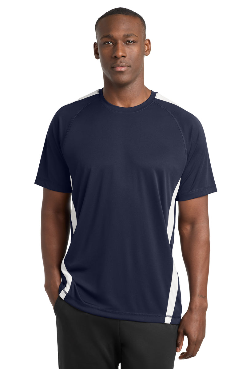 Load image into Gallery viewer, Sport-Tek Colorblock PosiCharge Competitor Tee. ST351

