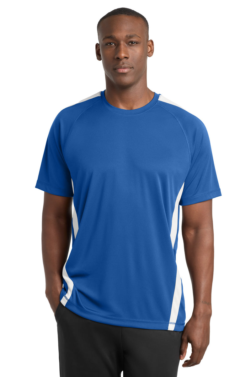 Load image into Gallery viewer, Sport-Tek Colorblock PosiCharge Competitor Tee. ST351
