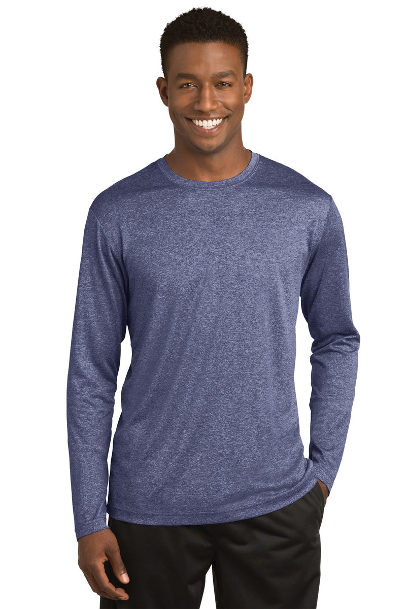 Load image into Gallery viewer, Sport-Tek Long Sleeve Heather Contender Tee. ST360LS
