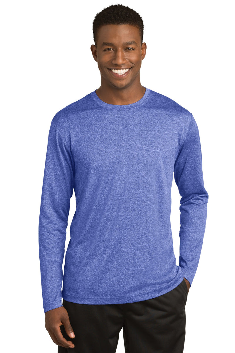 Load image into Gallery viewer, Sport-Tek Long Sleeve Heather Contender Tee. ST360LS
