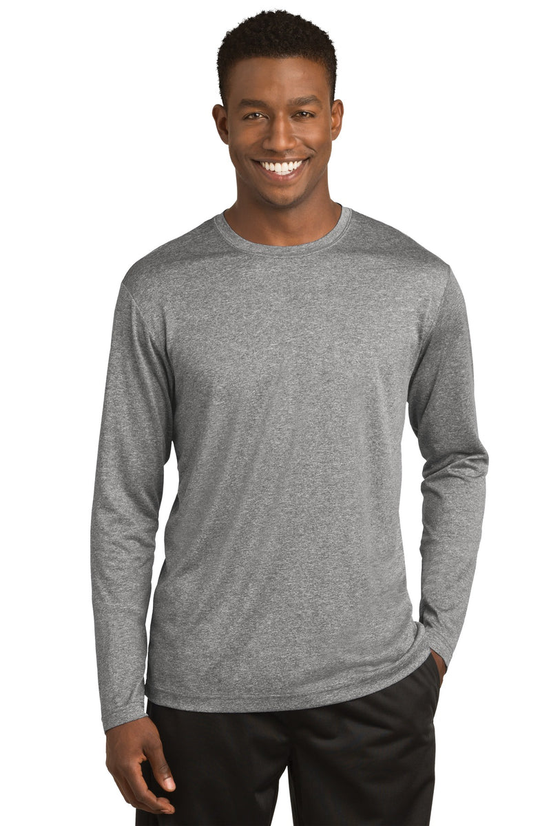 Load image into Gallery viewer, Sport-Tek Long Sleeve Heather Contender Tee. ST360LS
