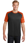 Sport-Tek CamoHex Colorblock Tee. ST371