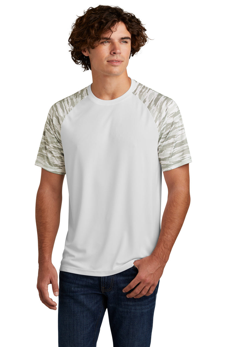 Load image into Gallery viewer, Sport-Tek Drift Camo Colorblock Tee ST376
