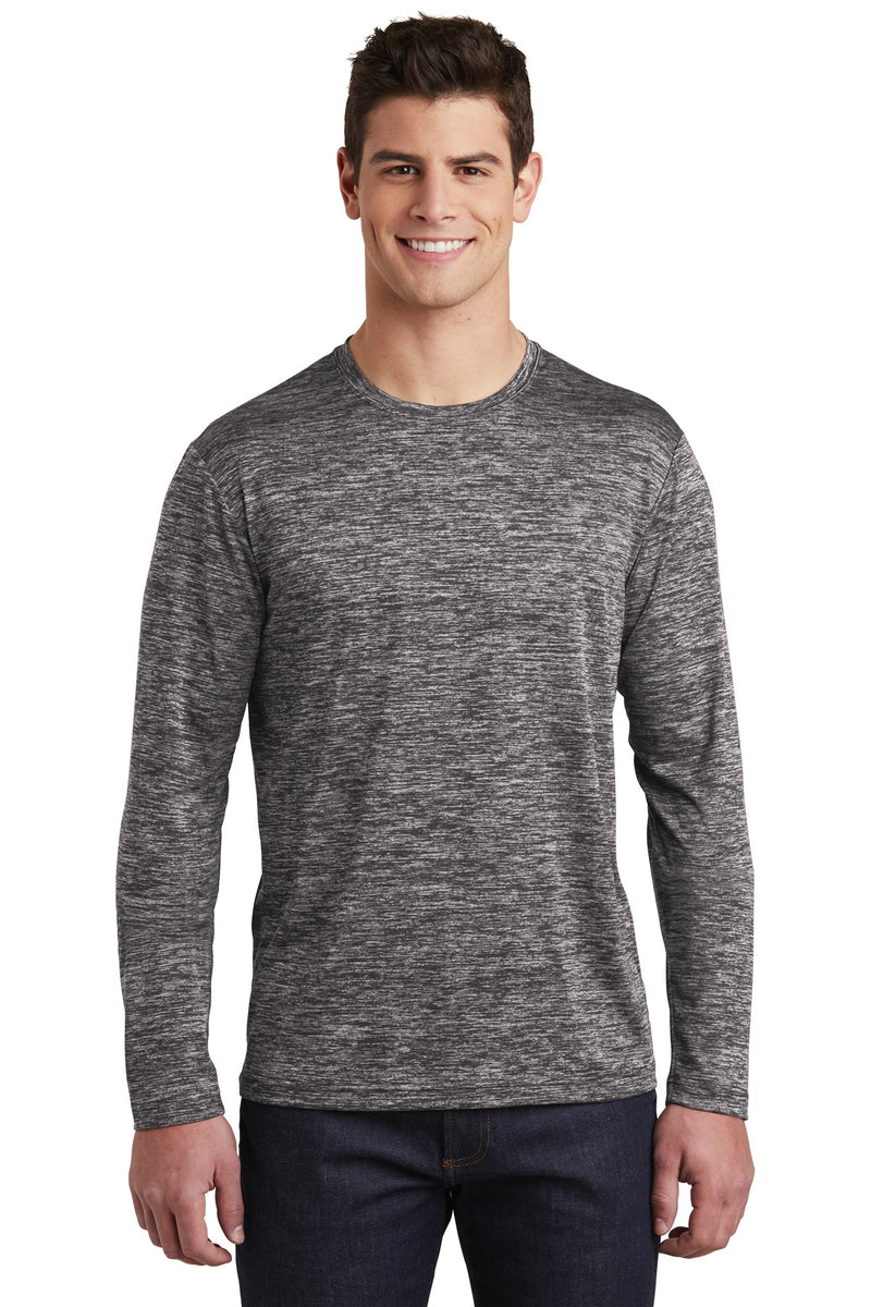 Load image into Gallery viewer, Sport-Tek  PosiCharge  Long Sleeve Electric Heather Tee. ST390LS
