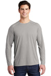 Sport-Tek  PosiCharge  Long Sleeve Tri-Blend Wicking Raglan Tee ST400LS
