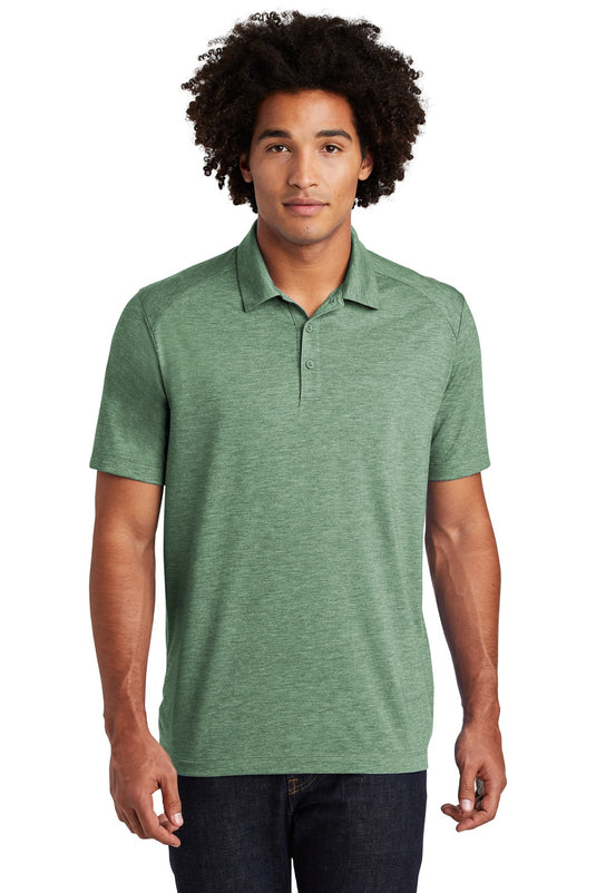 Sport-Tek  PosiCharge  Tri-Blend Wicking Polo. ST405