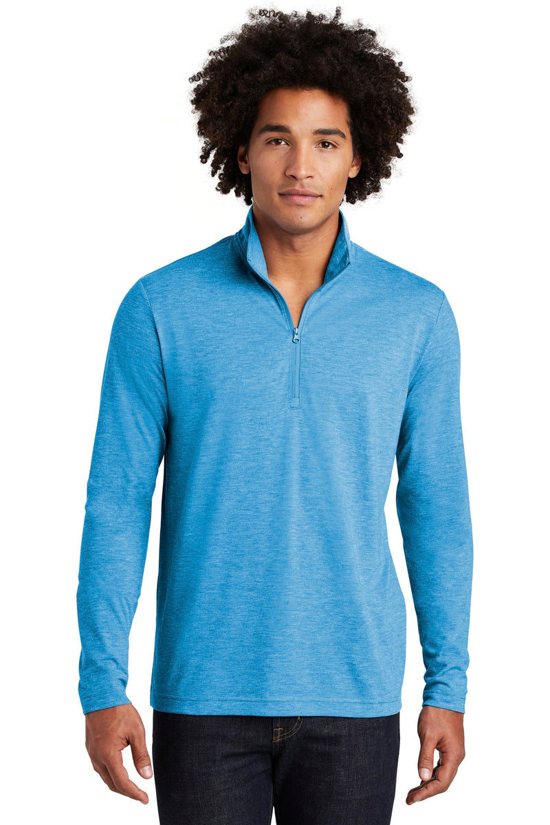 Load image into Gallery viewer, Sport-Tek  PosiCharge  Tri-Blend Wicking 1/4-Zip Pullover. ST407
