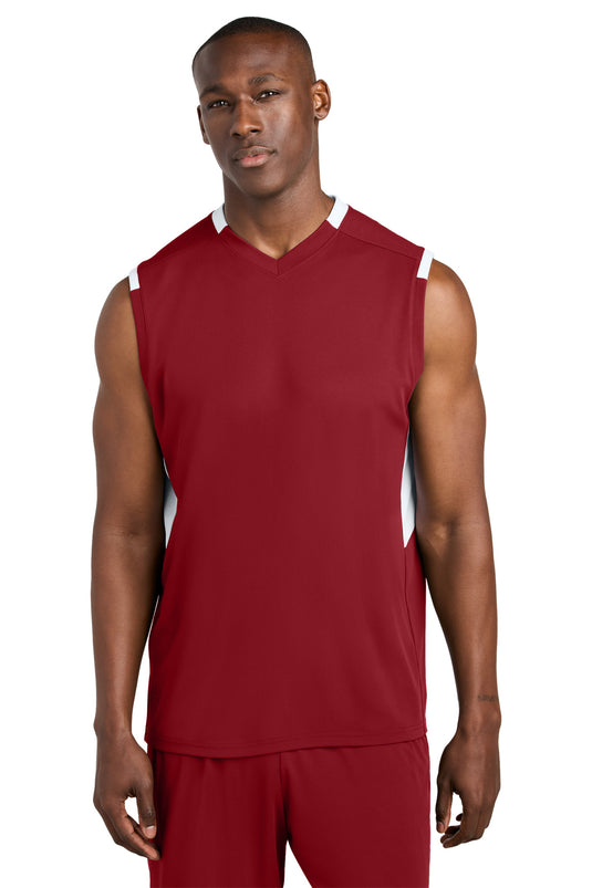 Sport-Tek Club Sleeveless V-Neck ST441