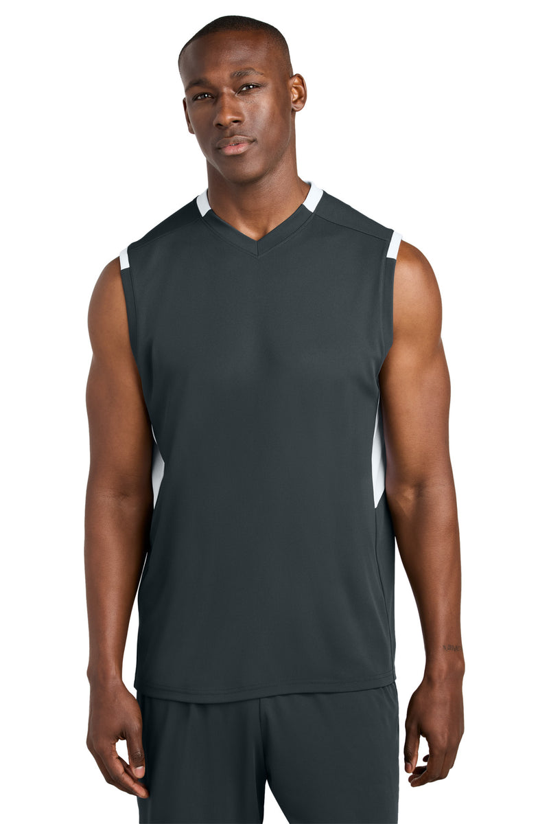 Load image into Gallery viewer, Sport-Tek Club Sleeveless V-Neck ST441
