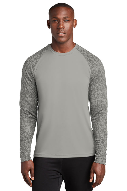 Sport-Tek  Long Sleeve Digi Camo Tee. ST460LS