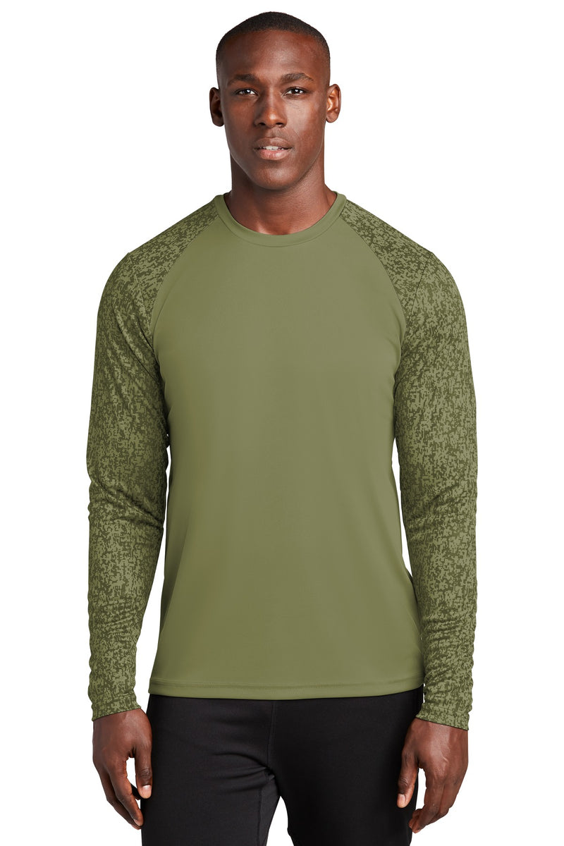 Load image into Gallery viewer, Sport-Tek  Long Sleeve Digi Camo Tee. ST460LS
