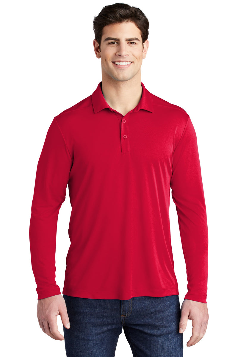Load image into Gallery viewer, Sport-Tek   Posi-UV  Pro Long Sleeve Polo. ST520LS
