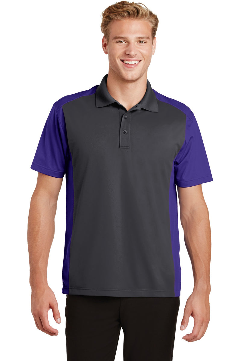 Load image into Gallery viewer, Sport-Tek Colorblock Micropique Sport-Wick Polo. ST652
