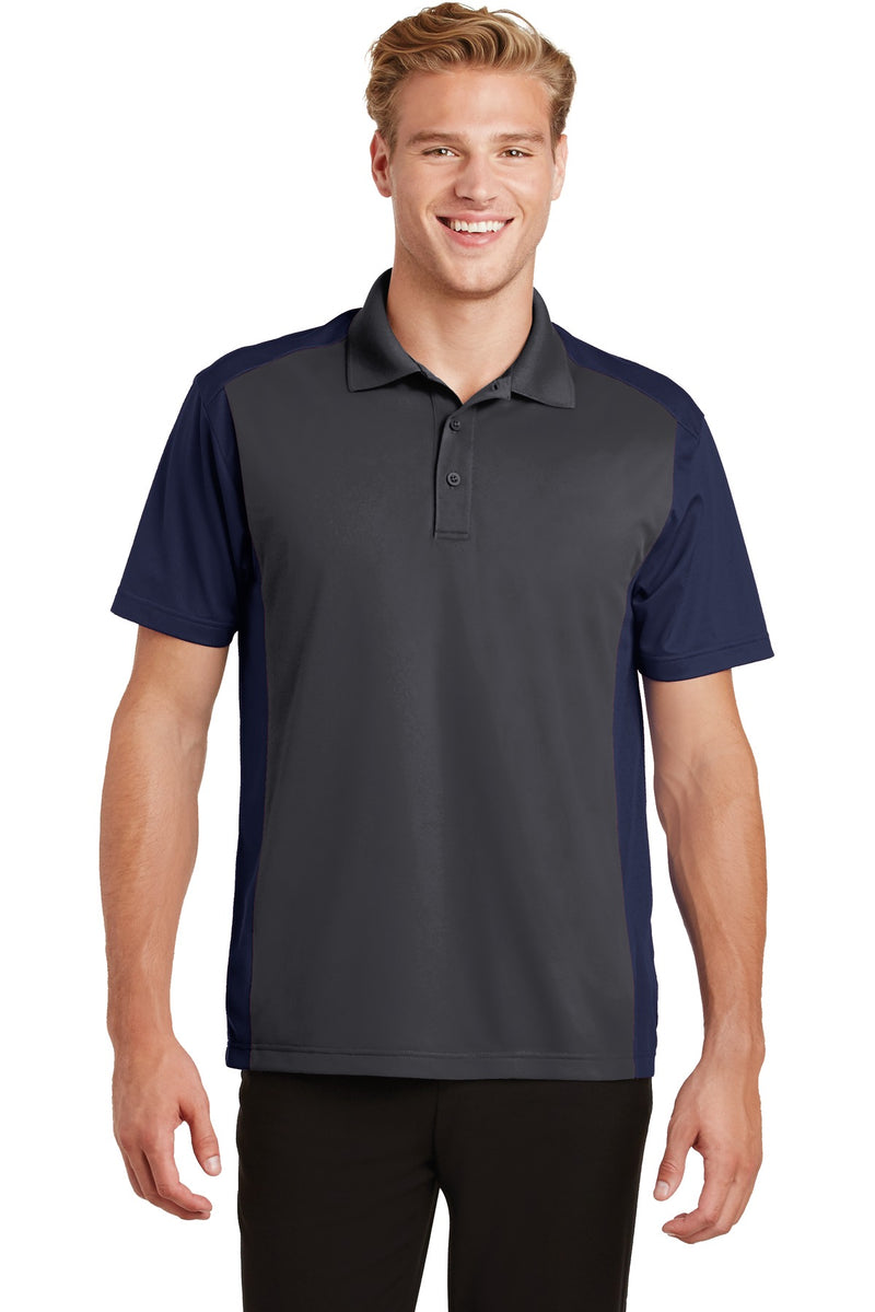 Load image into Gallery viewer, Sport-Tek Colorblock Micropique Sport-Wick Polo. ST652
