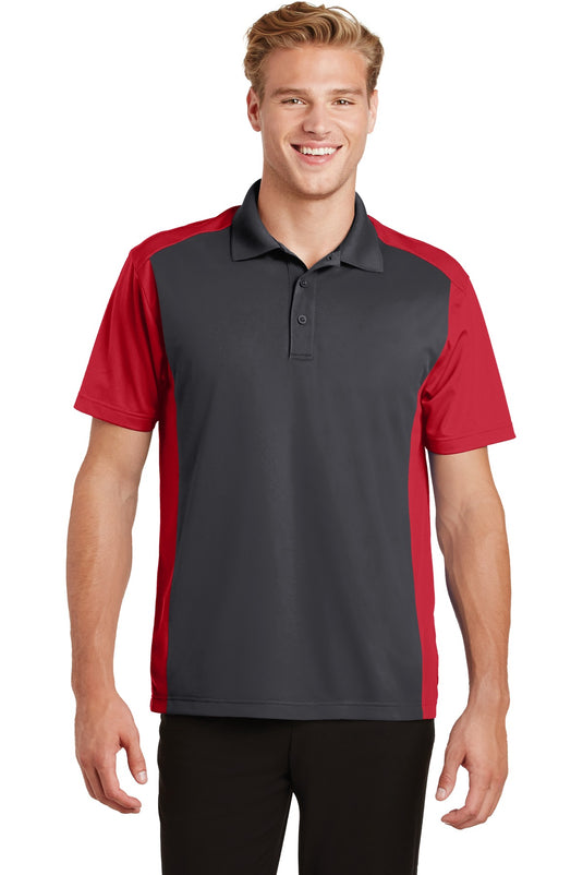Sport-Tek Colorblock Micropique Sport-Wick Polo. ST652