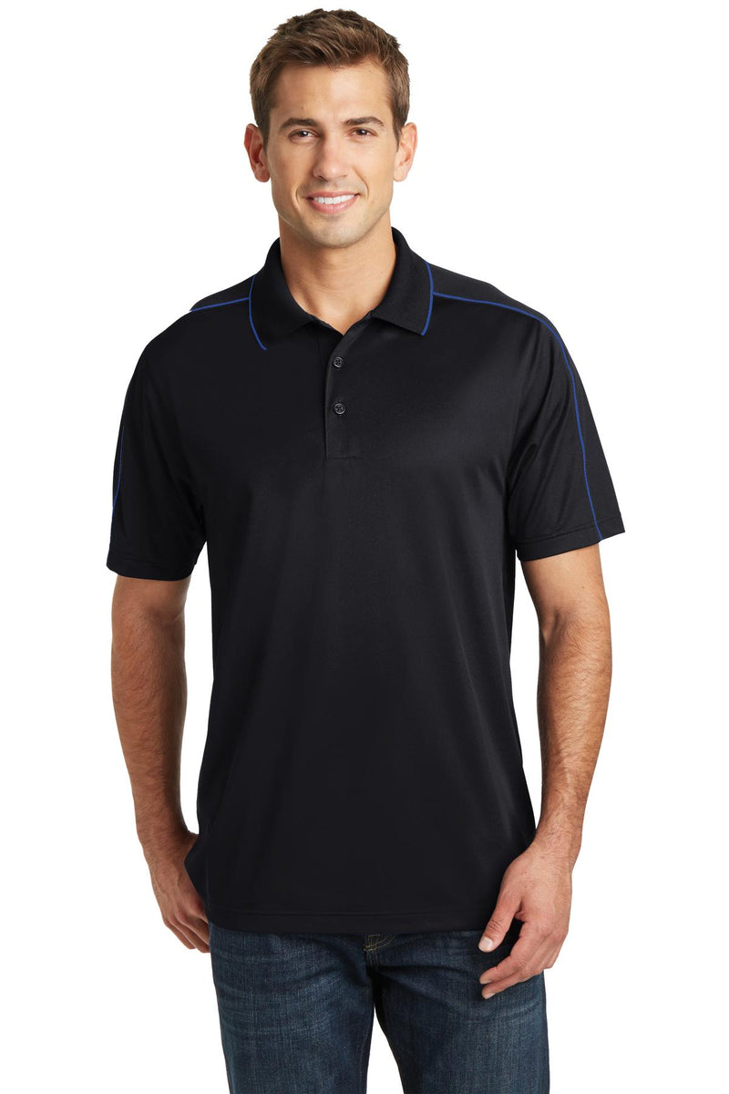 Load image into Gallery viewer, Sport-Tek Micropique Sport-Wick Piped Polo. ST653
