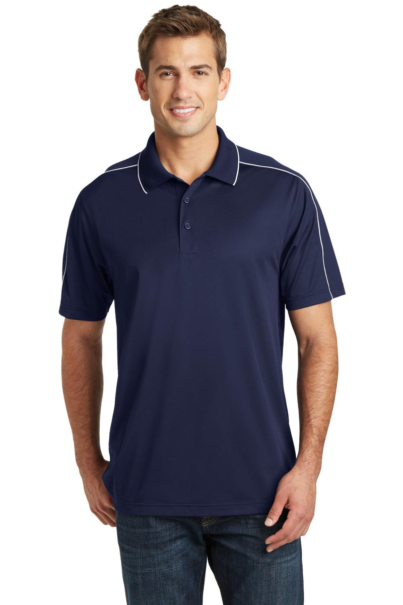 Load image into Gallery viewer, Sport-Tek Micropique Sport-Wick Piped Polo. ST653
