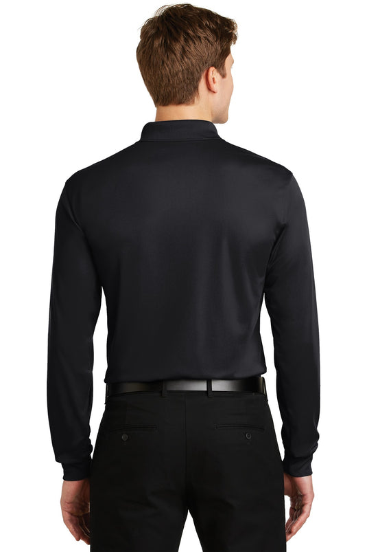 Sport-Tek Long Sleeve Micropique Sport-Wick Polo. ST657