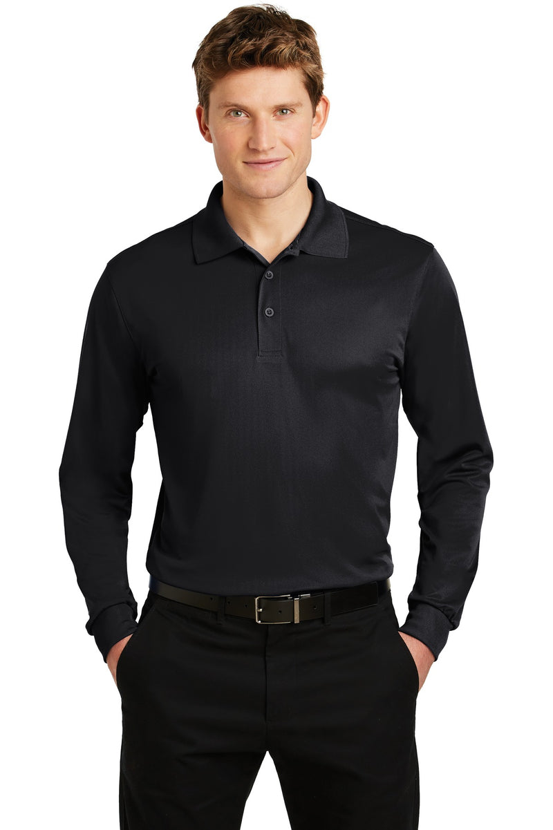 Load image into Gallery viewer, Sport-Tek Long Sleeve Micropique Sport-Wick Polo. ST657
