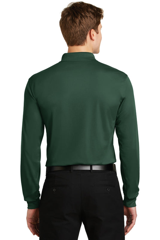 Sport-Tek Long Sleeve Micropique Sport-Wick Polo. ST657