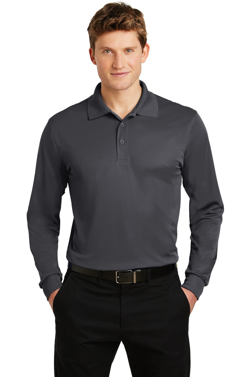 Load image into Gallery viewer, Sport-Tek Long Sleeve Micropique Sport-Wick Polo. ST657
