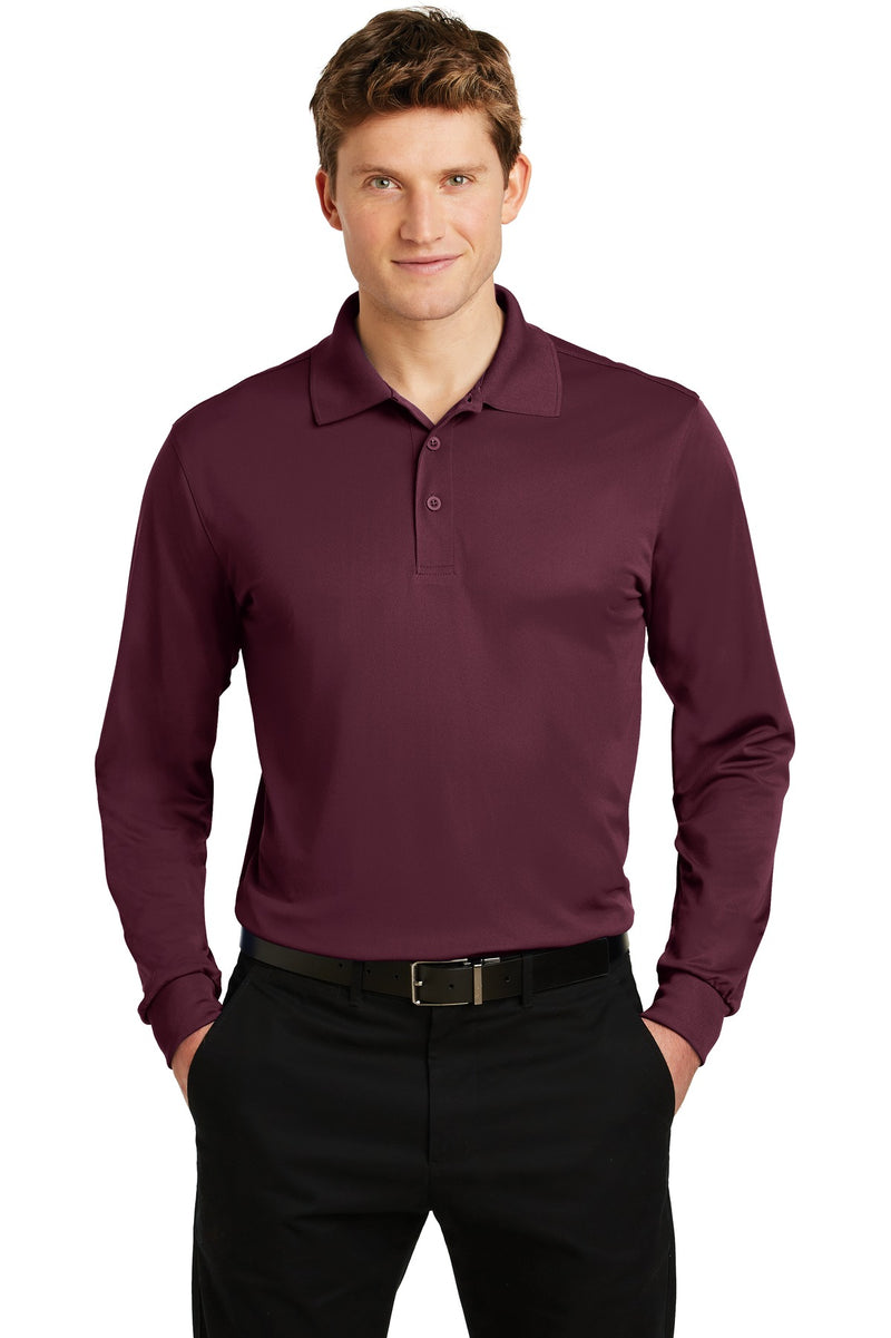 Load image into Gallery viewer, Sport-Tek Long Sleeve Micropique Sport-Wick Polo. ST657
