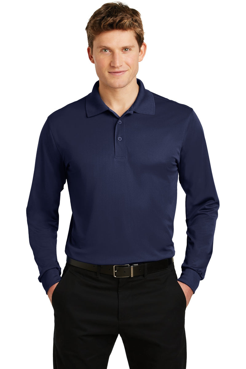 Load image into Gallery viewer, Sport-Tek Long Sleeve Micropique Sport-Wick Polo. ST657
