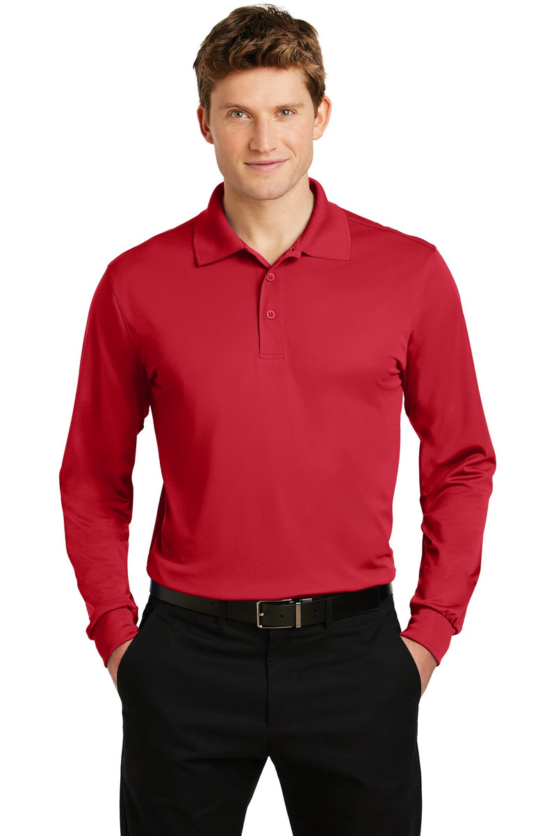 Load image into Gallery viewer, Sport-Tek Long Sleeve Micropique Sport-Wick Polo. ST657
