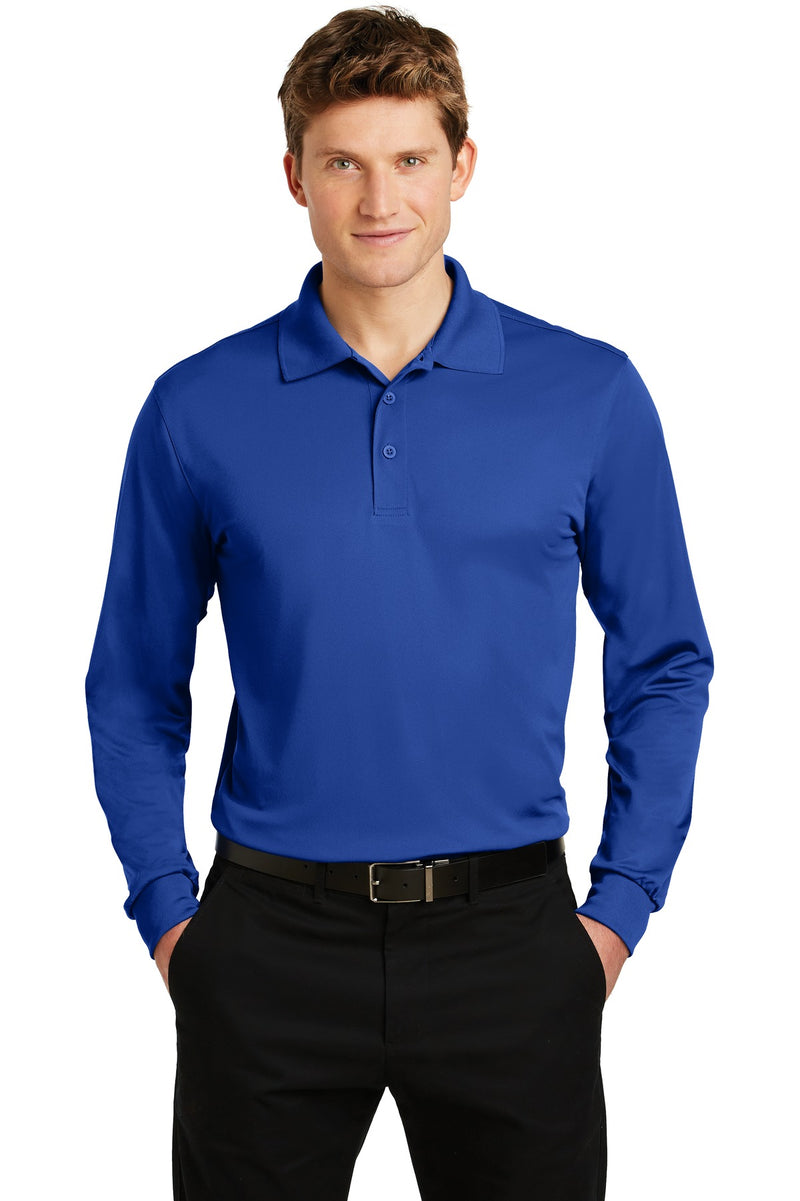 Load image into Gallery viewer, Sport-Tek Long Sleeve Micropique Sport-Wick Polo. ST657
