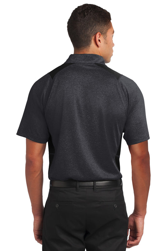 Sport-Tek Heather Colorblock Contender Polo. ST665