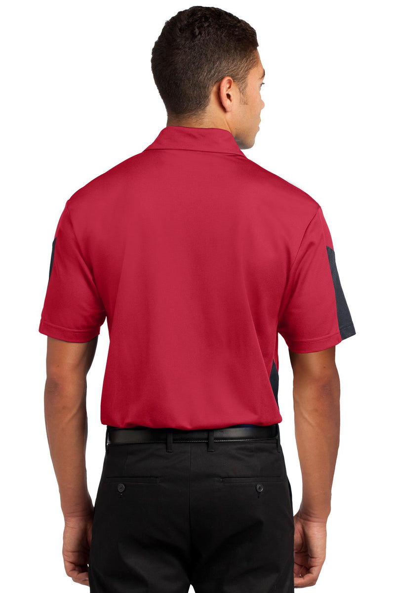 Load image into Gallery viewer, Sport-Tek PosiCharge Active Textured Colorblock Polo. ST695
