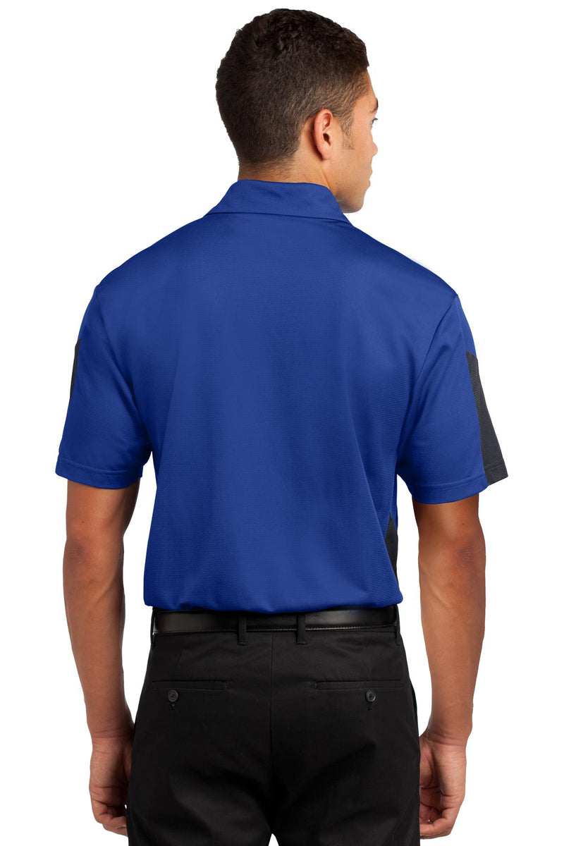 Load image into Gallery viewer, Sport-Tek PosiCharge Active Textured Colorblock Polo. ST695
