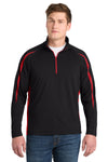 Sport-Tek Sport-Wick Stretch 1/2-Zip Colorblock Pullover. ST851