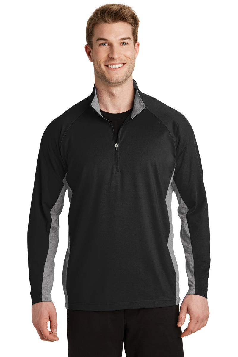 Load image into Gallery viewer, Sport-Tek Sport-Wick Stretch Contrast 1/4-Zip Pullover. ST854
