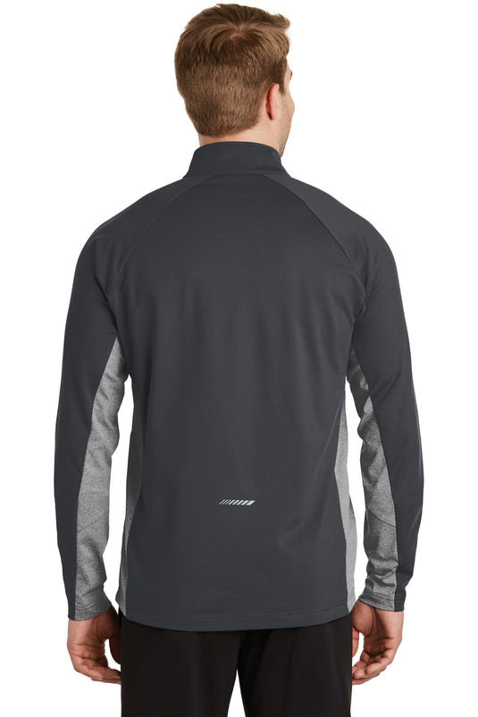Sport-Tek Sport-Wick Stretch Contrast 1/4-Zip Pullover. ST854