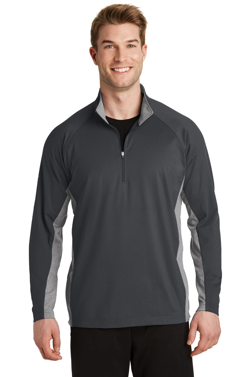 Load image into Gallery viewer, Sport-Tek Sport-Wick Stretch Contrast 1/4-Zip Pullover. ST854

